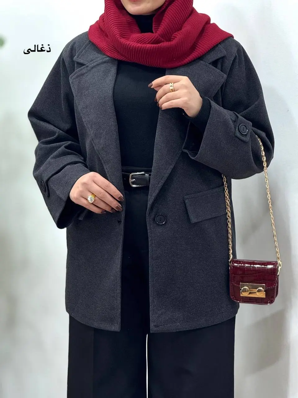 پالتو فوتر آستردار یاسمن